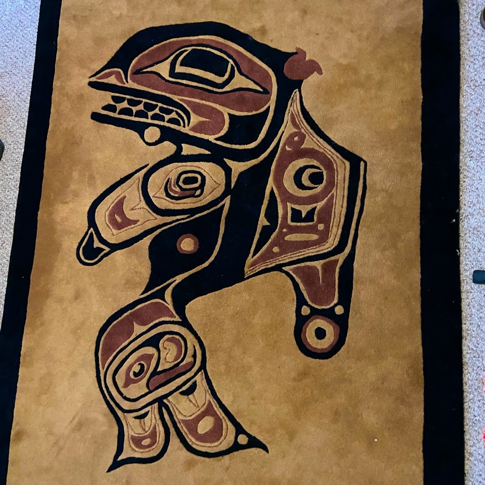 *SOLD* Jordans Hand Tufted Orca Wool Rug - 4x6